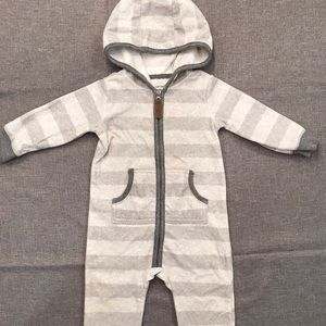 Baby fleece one-piece